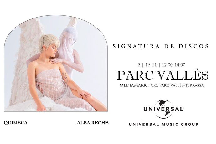 Signatura de discos Alba Reche