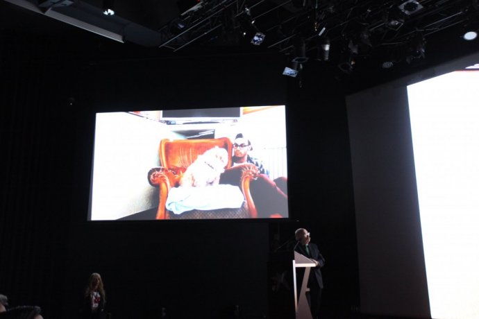 jose maria iñigo veient el curt del parc valles