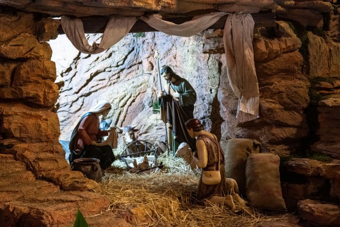 Figures from the Terrassa Nativity scene