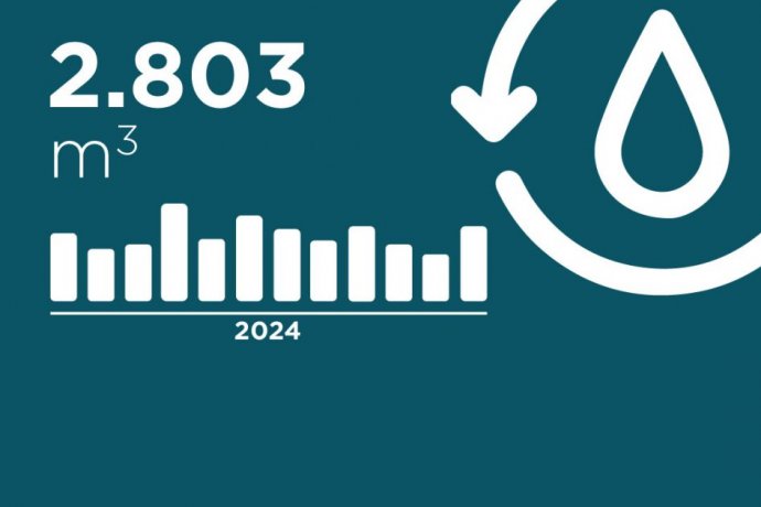 Water consumption during the year 2024